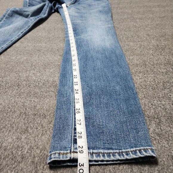 J Crew Jeans Mens 29x32 Blue 484 Slim Straight Denim Pants - Picture 2 of 10